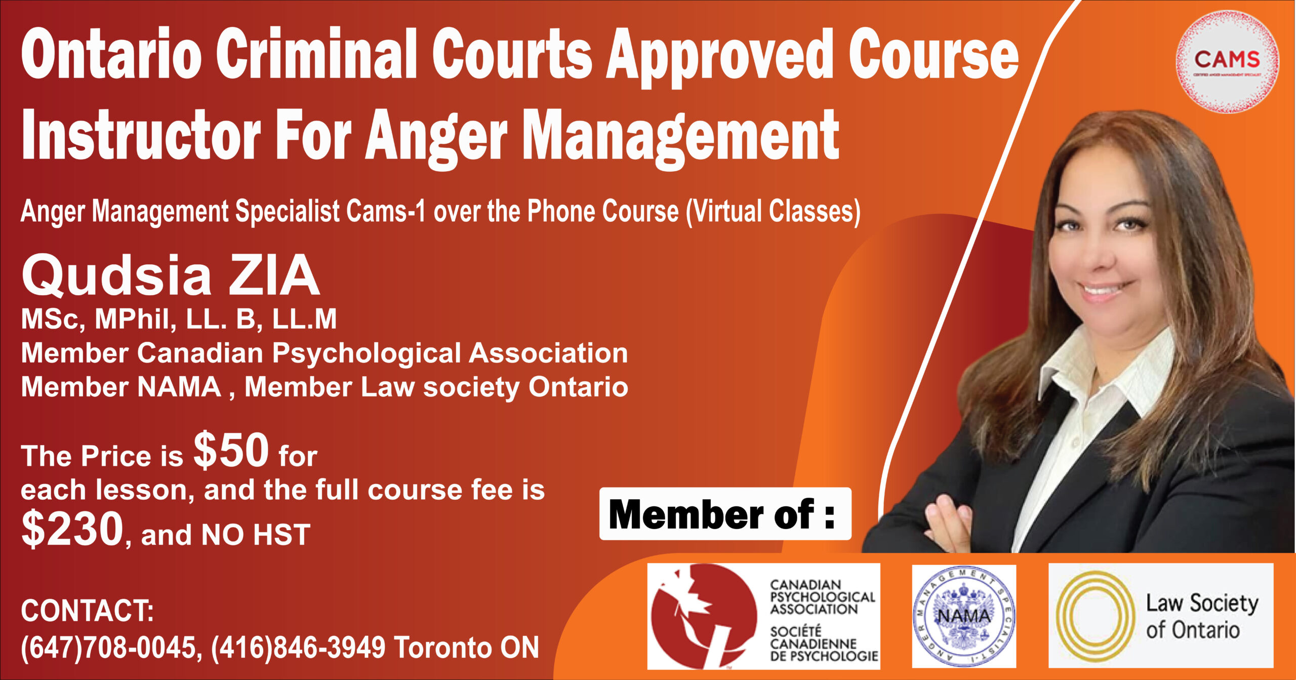 anger management courses in Ontario